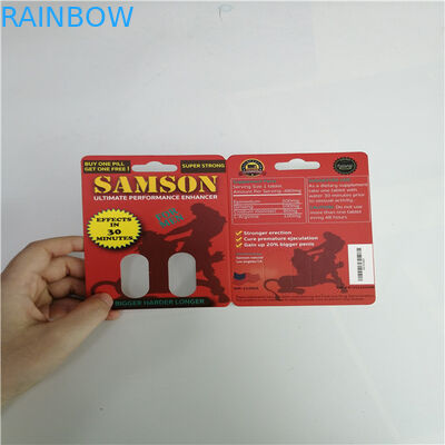 Burro de empaquetado 30000 de la mamba del reforzador de las píldoras de la tarjeta femenina de la ampolla para la botella de la cápsula del oro