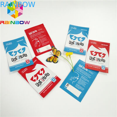 Los bolsos planos plásticos del papel de aluminio de los paquetes de Mylar laminaron la bolsa facial de la máscara con la muesca del rasgón