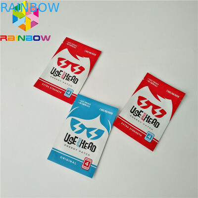 logotipo de encargo plástico laminado prueba de empaquetado de Mylar del olor de la bolsa del papel de aluminio de la pulgada 4x6