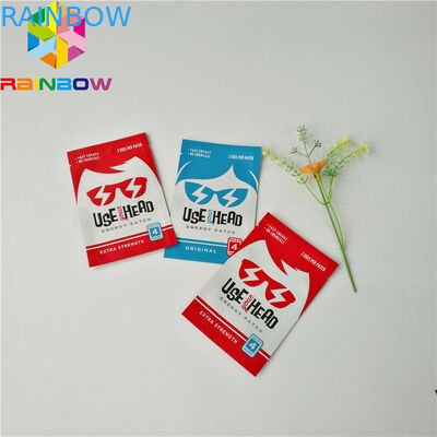 logotipo de encargo plástico laminado prueba de empaquetado de Mylar del olor de la bolsa del papel de aluminio de la pulgada 4x6