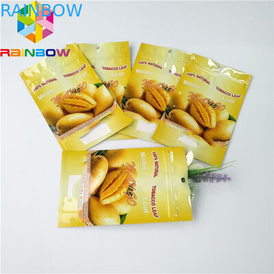 250g 500g seca la bolsa de la hoja de la fruta que empaqueta la hoja de encargo que el escudete inferior alineado se coloca para arriba empaqueta