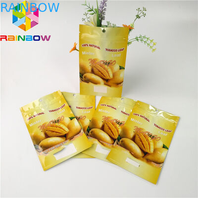250g 500g seca la bolsa de la hoja de la fruta que empaqueta la hoja de encargo que el escudete inferior alineado se coloca para arriba empaqueta