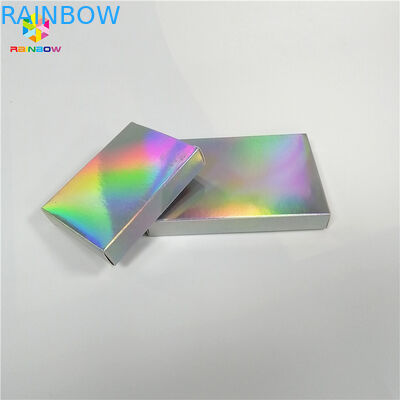 Caja de papel impresa modificada para requisitos particulares del brillo que empaqueta el laser olográfico cosmético para el regalo