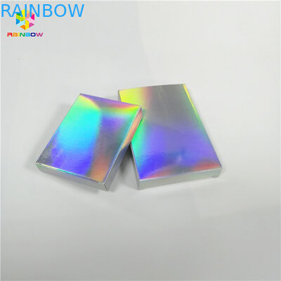 Impresión de encargo cortada con tintas de la caja de papel de la tarjeta del holograma para el sombreador de ojos de la crema de la barra de labios de las galletas del caramelo