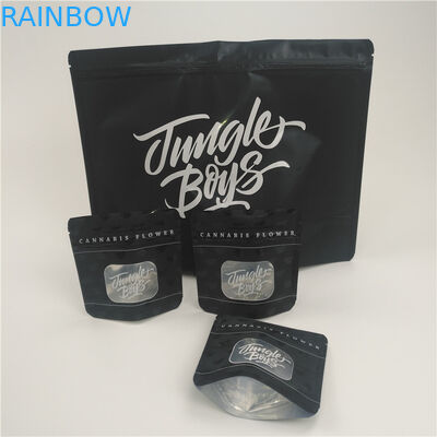 Bolso Ziplock a prueba de niños de empaquetado impreso aduana de la lámina de mylar del incienso herbario mate