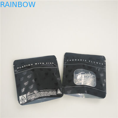 Bolsas plásticas impermeables que empaquetan la impresión laminada BOPP helada del logotipo de Mylar del papel de aluminio