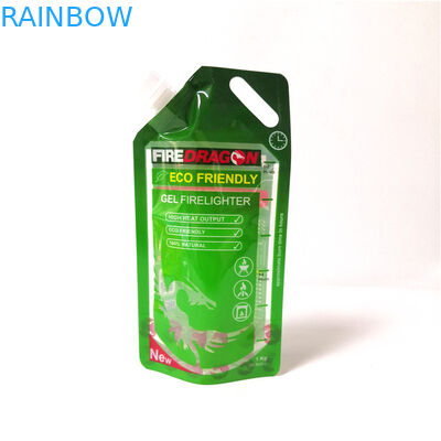 Bolsa reutilizable del canalón de la bebida del claro de la cerradura de la cremallera que empaqueta la impresión plástica de Gravnre