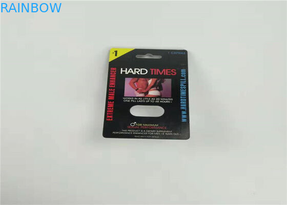 tarjeta de la ampolla del papel del búfalo 7000K que empaqueta la hoja roja que sella la impresión en offset