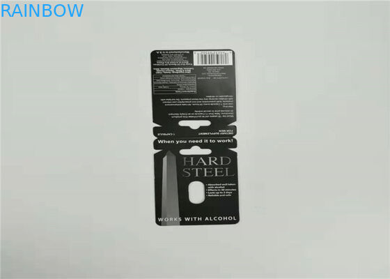 Artículo de empaquetado de Primavera Tyoe del Burro de la píldora del SWAG de las tarjetas de papel de la píldora redonda de la ampolla