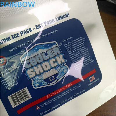 La bebida reutilizable se levanta bolsos biodegradables de la especia del paquete de la comida de la bolsa de la cremallera con el canalón