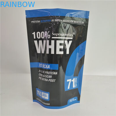 Levántese el polvo impreso aduana del chocolate del café de los bolsos del bocado de la bolsa que empaqueta 5lb 2kg