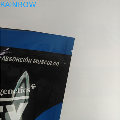 Levántese el polvo impreso aduana del chocolate del café de los bolsos del bocado de la bolsa que empaqueta 5lb 2kg