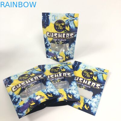 Las píldoras de empaquetado del embalaje del incienso herbario de los bolsos de los Gushers de la lámina de mylar se levantan el logotipo de la aduana de la bolsa