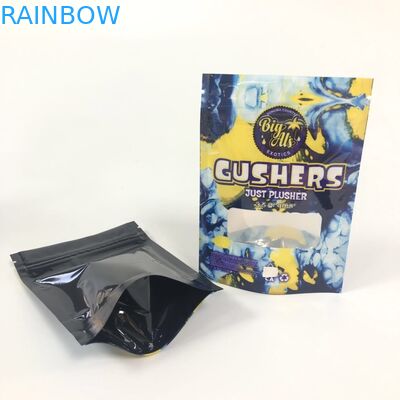 Las píldoras de empaquetado del embalaje del incienso herbario de los bolsos de los Gushers de la lámina de mylar se levantan el logotipo de la aduana de la bolsa