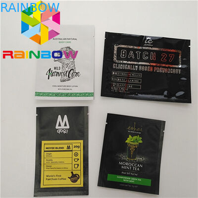 Bolsos de la parte inferior plana de la serie de Kraton, bolso de la bolsa de tres lados para la mala hierba gomosa del caramelo del cáñamo