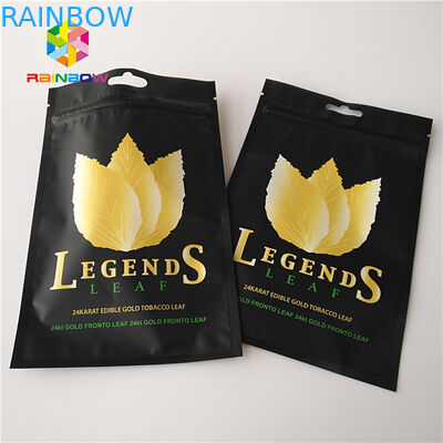 La aduana impresa se levanta uso Ziplock plástico de la hierba del bolso del tubo de tabaco de Mylar de la hoja de la bolsa