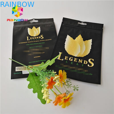 La aduana impresa se levanta uso Ziplock plástico de la hierba del bolso del tubo de tabaco de Mylar de la hoja de la bolsa