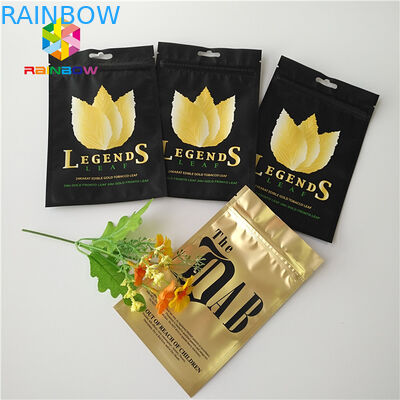 La aduana impresa se levanta uso Ziplock plástico de la hierba del bolso del tubo de tabaco de Mylar de la hoja de la bolsa