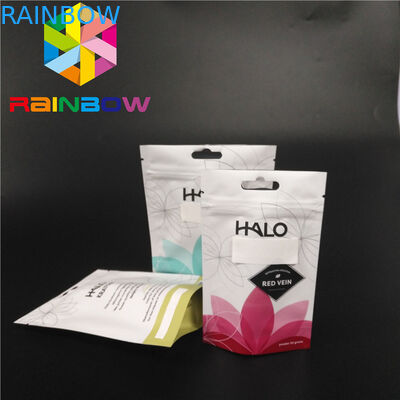 Bolsos Ziplock reales del papel de aluminio de Kratom Bali para los productos de Cbd de la hierba de la mala hierba del polvo de las especias