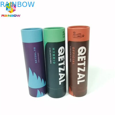 La caja de papel de Kraft que empaquetaba el logotipo de encargo de la forma redonda imprimió para el regalo/los cosméticos/comida