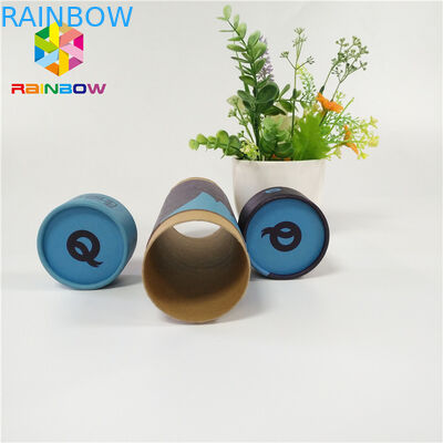 El empaquetado de la tableta de la medicina del té verde compuesto empuja hacia arriba el logotipo de papel del tubo modificado para requisitos particulares