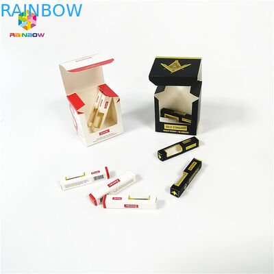 Caja de papel durable que empaqueta los carros de las galletas del aceite de Cbd del cartucho de Vape con la ampolla