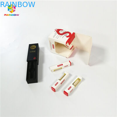 La aduana imprimió el paquete eléctrico de empaquetado de la botella de aceite de los equipos/CBD Vape del cigarrillo de la caja del cartucho de Vape