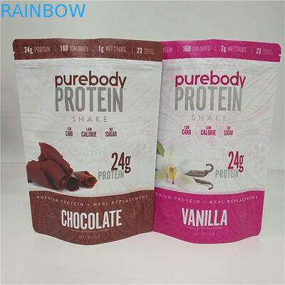 Bolso del bocado del color de CMYK que empaqueta la bolsa plástica del polvo del chocolate caliente del café