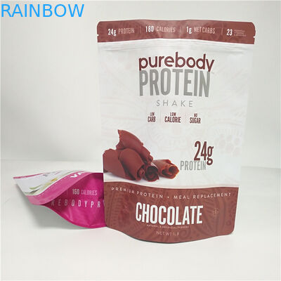 Bolso del bocado del color de CMYK que empaqueta la bolsa plástica del polvo del chocolate caliente del café