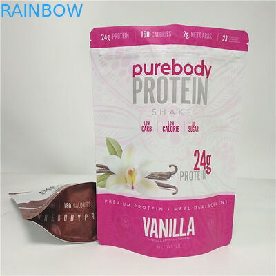 Bolso del bocado del color de CMYK que empaqueta la bolsa plástica del polvo del chocolate caliente del café