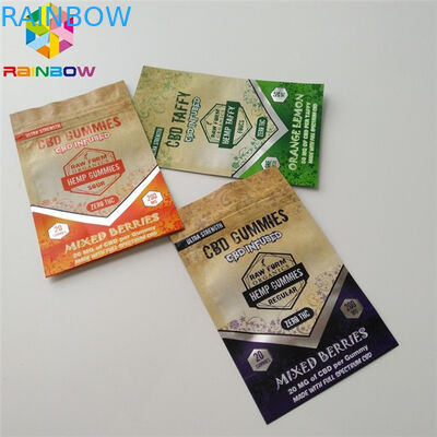 Incienso herbario de las galletas de Runtz Mylar que empaqueta las bolsas de plástico durables de la cerradura de la cremallera