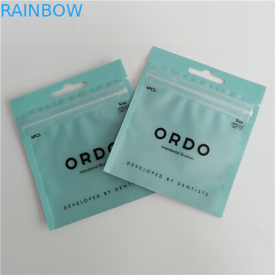 Bolsas plásticas de la cerradura de la cremallera del papel de aluminio que empaquetan el lado que se puede volver a sellar tres sellado