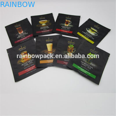 Comida sellada tres lados que se puede volver a sellar del bolso de la cerradura de la cremallera del papel de aluminio a prueba de humedad