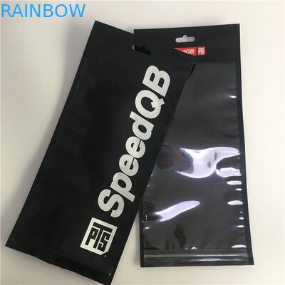 Comida sellada tres lados que se puede volver a sellar del bolso de la cerradura de la cremallera del papel de aluminio a prueba de humedad