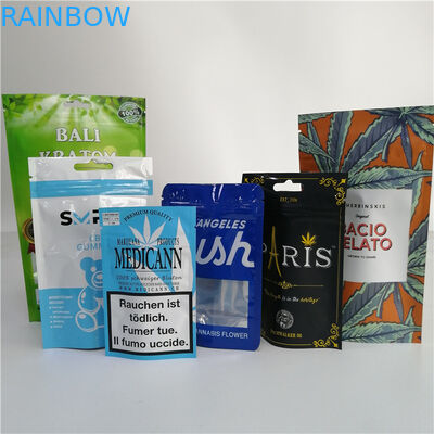 Bolsitas de té Ziplock plásticas que empaquetan biodegradable que se puede volver a sellar de los bolsos para la comida/los frutos secos