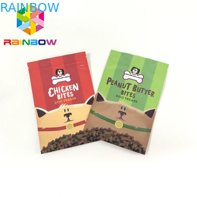 Las bolsas plásticas Ziplock de Mylar que empaquetan la alimentación del animal doméstico tratan la impresión de Gravnre de los bolsos