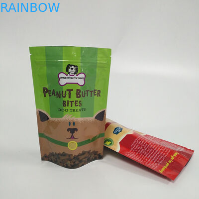 La impresión de Digitaces se levanta el alimento para animales de los bolsos de la bolsa de la cremallera que embala el material plástico