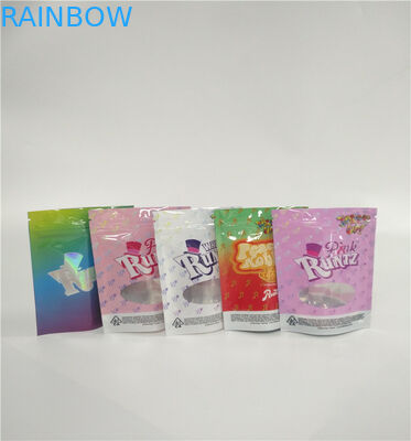 Incienso herbario del almacenamiento de la medicina que empaqueta 1 gramo 1/8 1/4 1/2 malas hierbas de 1 onza con la ventana