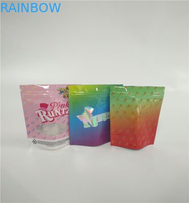 Incienso herbario plástico de la cerradura reciclable de la cremallera que empaqueta el logotipo impreso aduana de la bolsa de la cremallera de Doypack