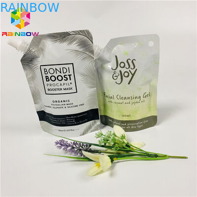 La categoría alimenticia de Doypack se levanta el embalaje líquido facial de limpiamiento reutilizable de la máscara del gel de las bolsas