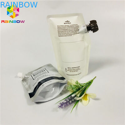 La categoría alimenticia de Doypack se levanta el embalaje líquido facial de limpiamiento reutilizable de la máscara del gel de las bolsas