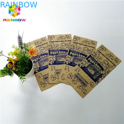 Bolso del bocado del sellado caliente que empaqueta almacenamiento reciclado biodegradable de las palomitas de los snacks