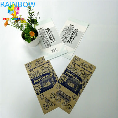 Bolso del bocado del sellado caliente que empaqueta almacenamiento reciclado biodegradable de las palomitas de los snacks