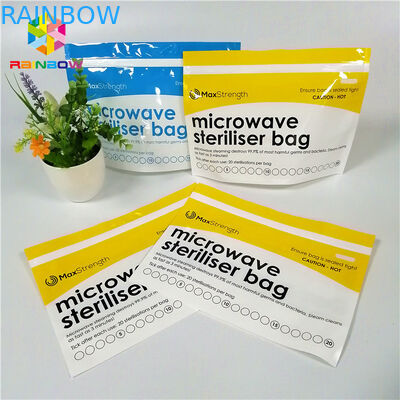 Bolsos de empaquetado Foodsaver hermético reutilizable de los snacks del silicón para calentar/que congela