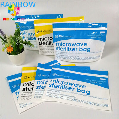 Bolsos de empaquetado Foodsaver hermético reutilizable de los snacks del silicón para calentar/que congela