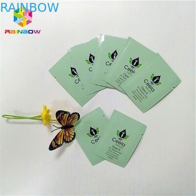 Multi - top en colores pastel coloreado de los bolsos del sellado caliente de la lámina de mylar abierto con la muesca los 6x9cm del rasgón