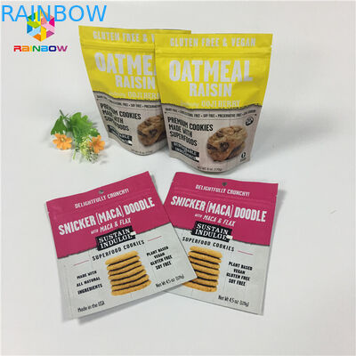 La impresión del fotograbado se levanta el polvo Ziplock de la proteína del café/de leche de la vainilla de los bolsos del embalaje