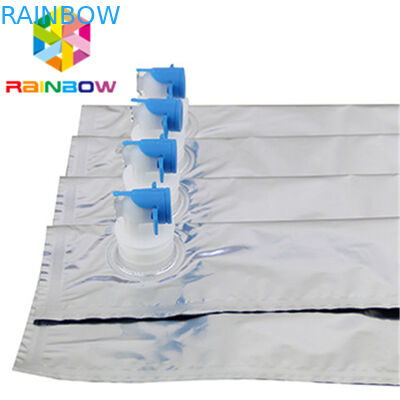 el vino del papel de aluminio del babero 10L se levanta el bolso FDA del almacenamiento del canalón/de la válvula de la bolsa certificado