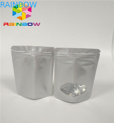 Bolsas de papel modificadas para requisitos particulares cremallera del holograma de Mylar para los productos de los cosméticos del pegamento de la pestaña