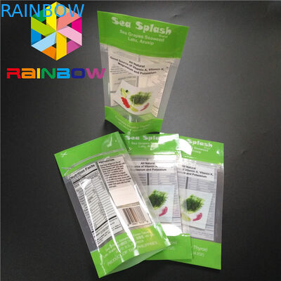 El papel de aluminio biodegradable se levanta la bolsa para transportar cadáveres de empaquetado de la sal de la migaja del baño de la bolsa